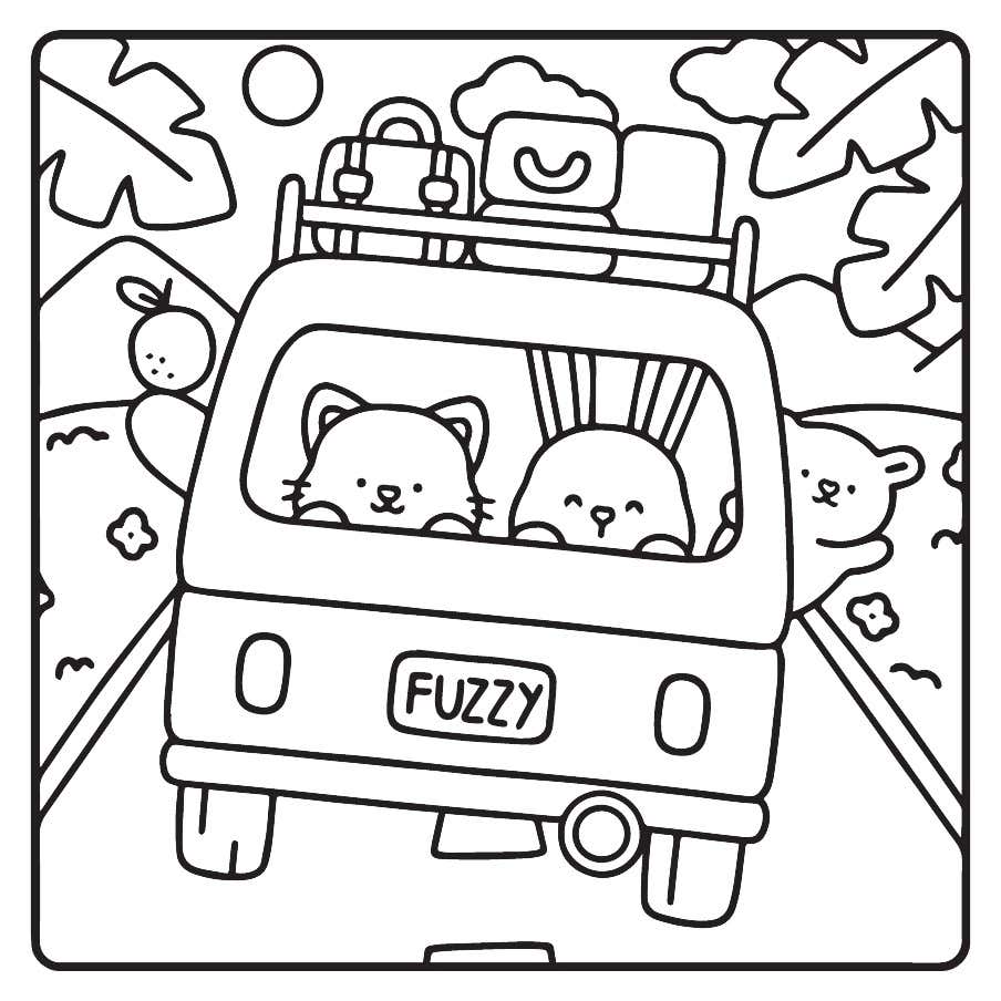 Kleurplaat My Fuzzy Buddies 36 Kleurplaat My Fuzzy Buddies 29