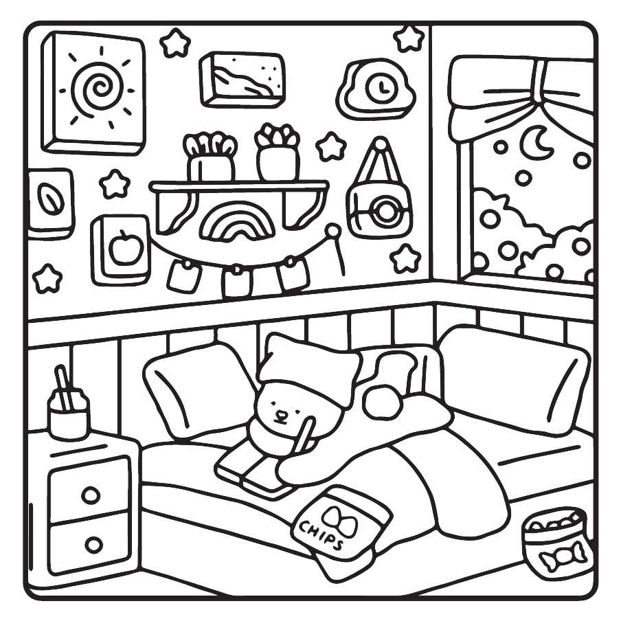 Kleurplaat My Fuzzy Buddies 44 Kleurplaat My Fuzzy Buddies 37