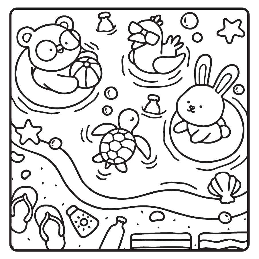 Kleurplaat My Fuzzy Buddies 15 Kleurplaat My Fuzzy Buddies 8