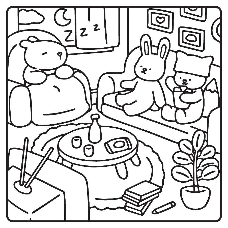 Kleurplaat My Fuzzy Buddies 16 Kleurplaat My Fuzzy Buddies 9