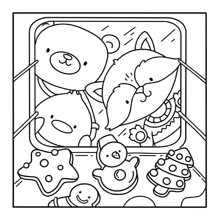 Kleurplaat Winter Hygge 12