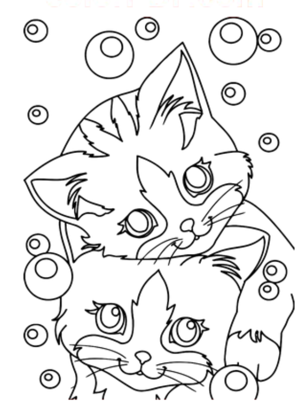 Kleurplaat Lisa Frank 60 Playtime with Sunflower Lisa Frank kleurplaat