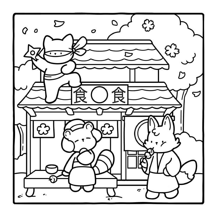 Kleurplaat Cozy Eras Gratis 29