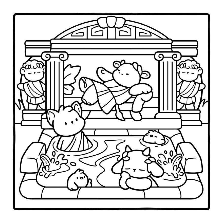 Kleurplaat Cozy Eras Gratis 32