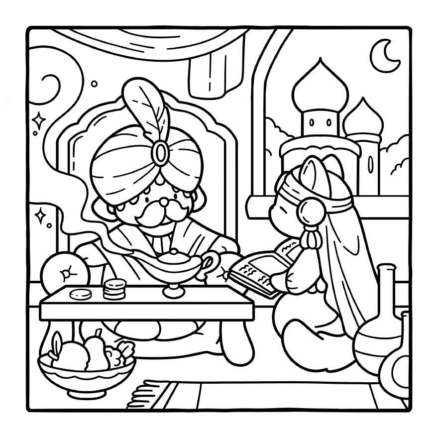 Kleurplaat Cozy Eras Gratis 34