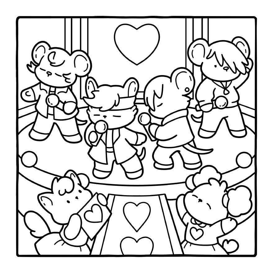 Kleurplaat Cozy Eras Gratis 35