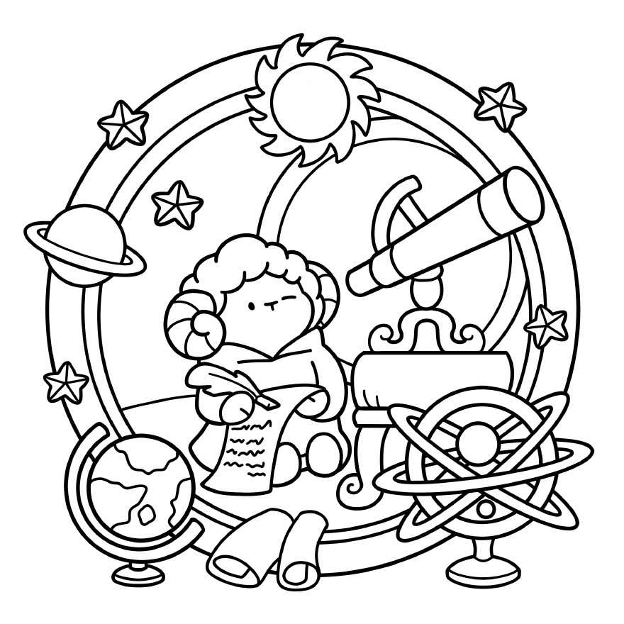 Kleurplaat Cozy Eras Gratis 40