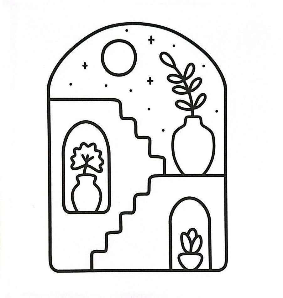 Kleurplaat Simple Art 29 Kleurplaat Simple Art Gratis 22