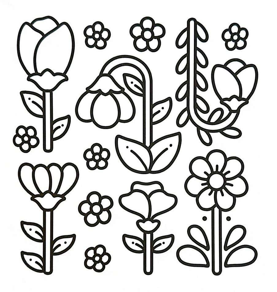 Kleurplaat Simple Art 32 Kleurplaat Simple Art Gratis 25