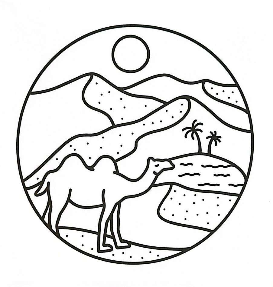 Kleurplaat Simple Art 52 Kleurplaat Simple Art Gratis 45