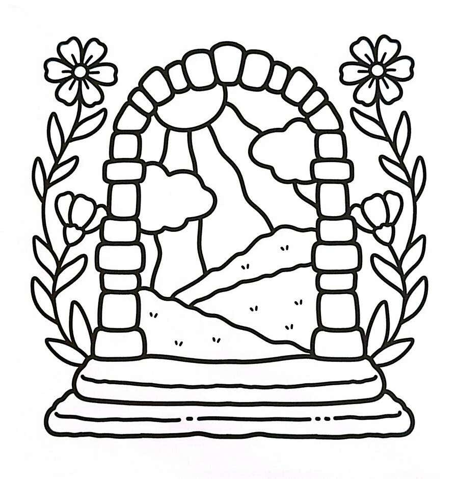 Kleurplaat Simple Art 53 Kleurplaat Simple Art Gratis 46