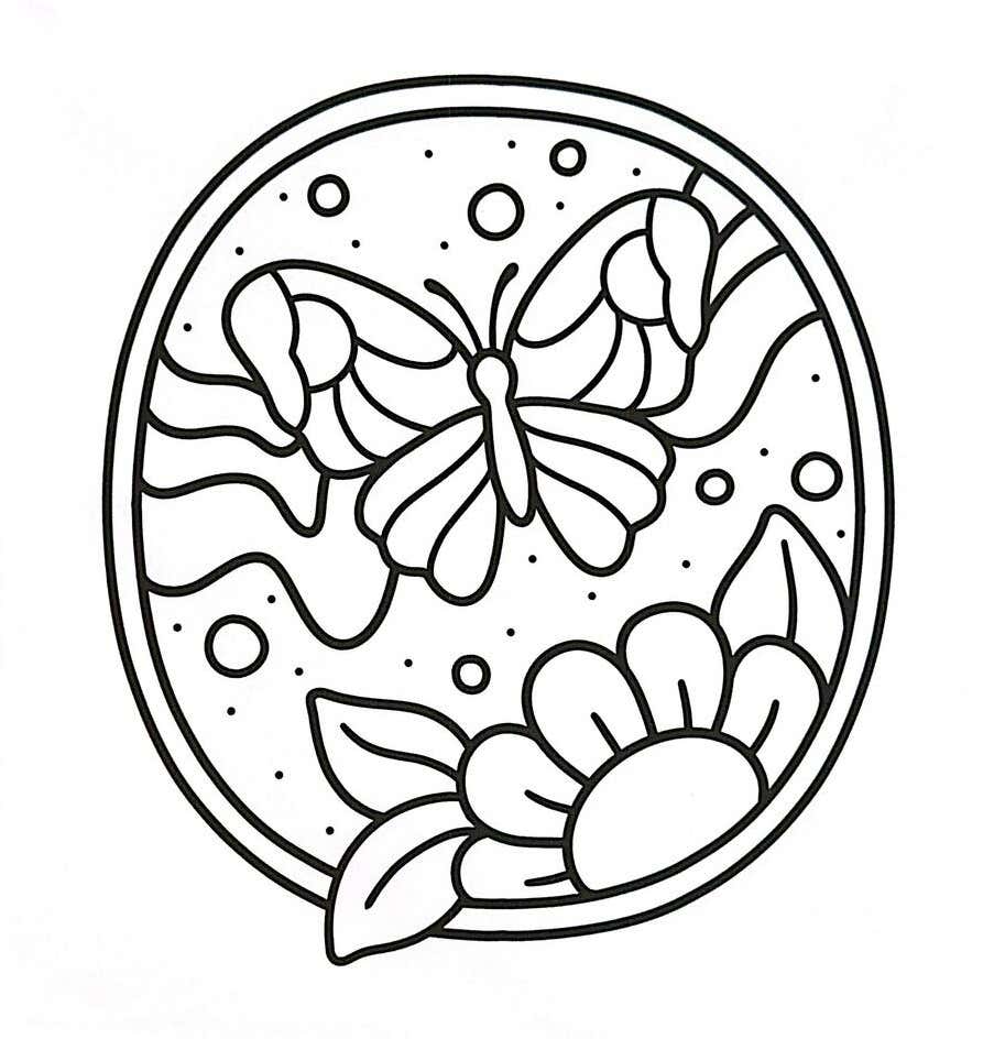 Kleurplaat Simple Art 54 Kleurplaat Simple Art Gratis 47