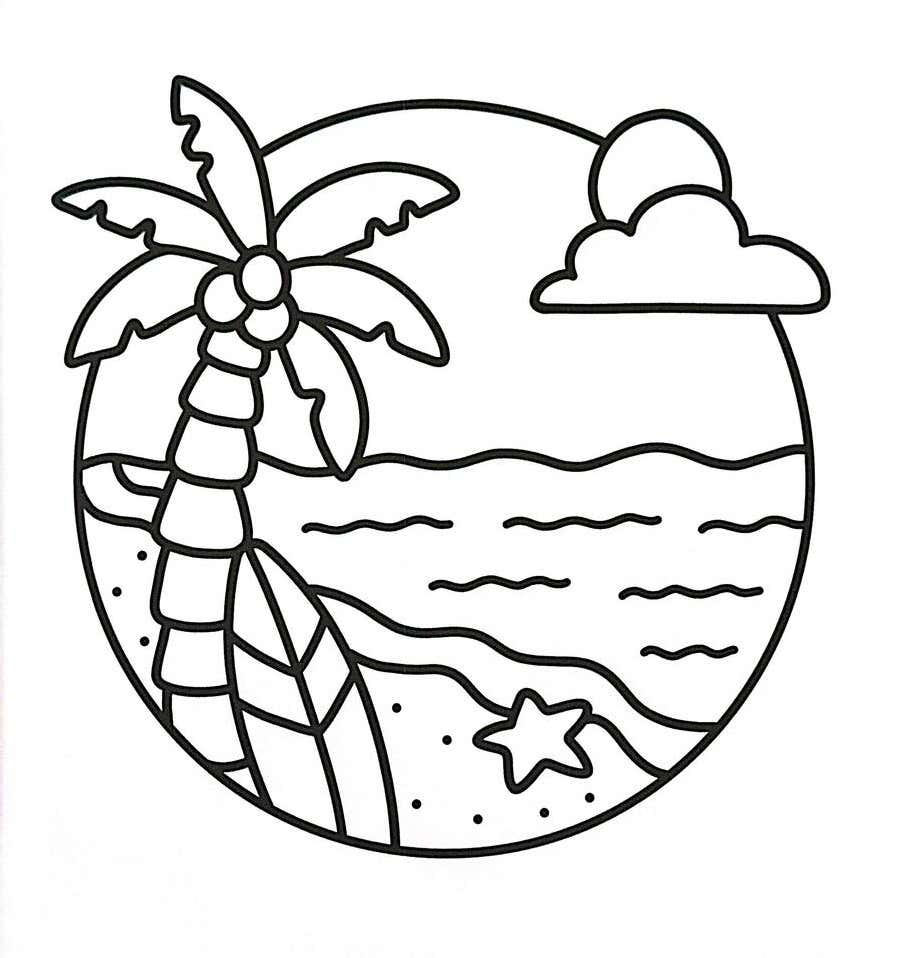 Kleurplaat Simple Art 12 Kleurplaat Simple Art Gratis 5