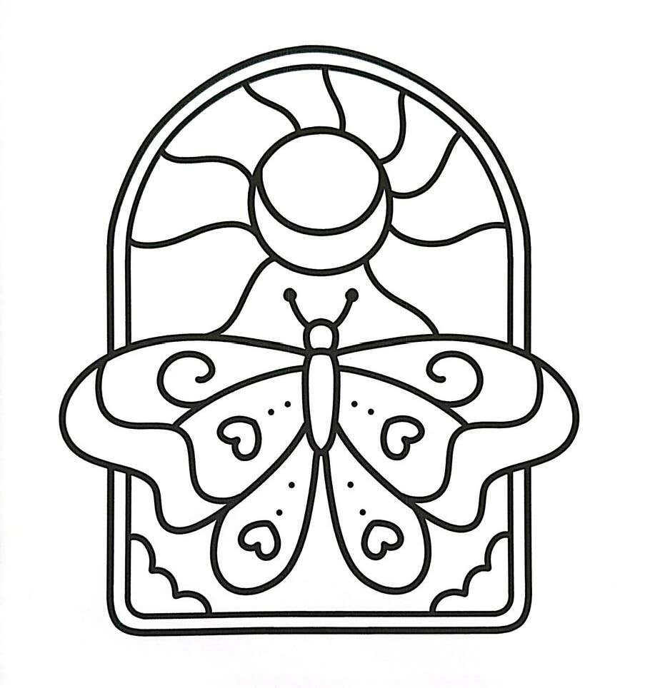 Kleurplaat Simple Art 14 Kleurplaat Simple Art Gratis 7