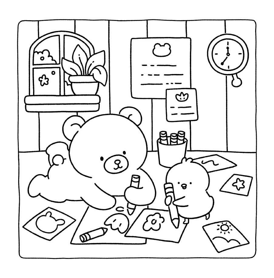 Kleurplaat Vivi TinTa 28 tekening ViviTinTa