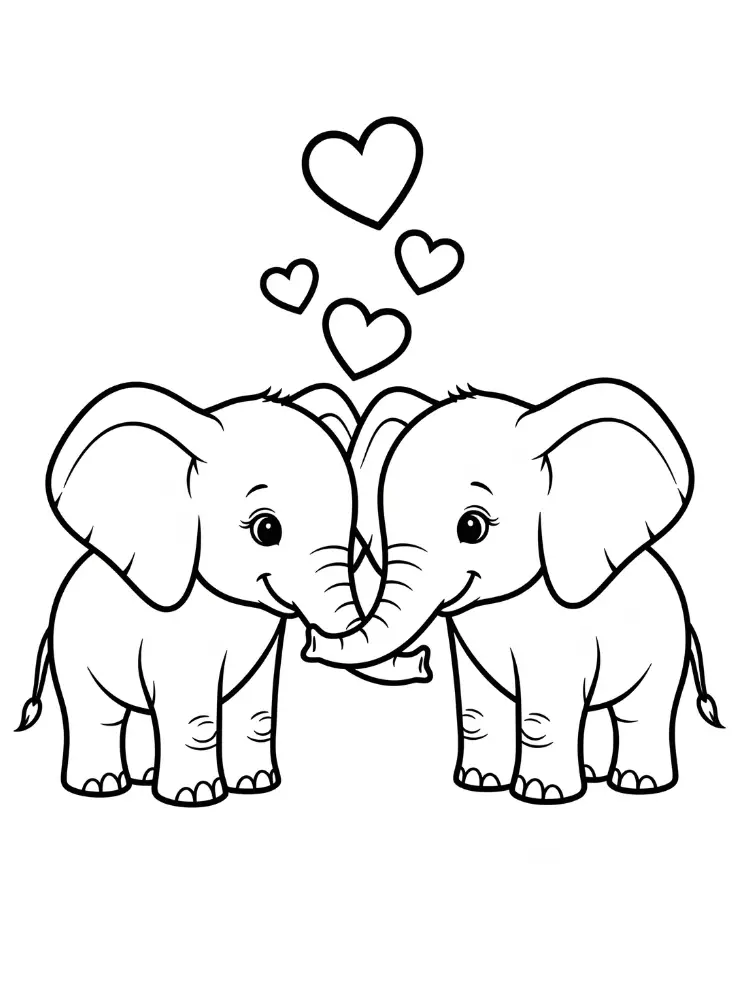 Kleurplaat olifant 8 olifantenknuffel kleurplaat
