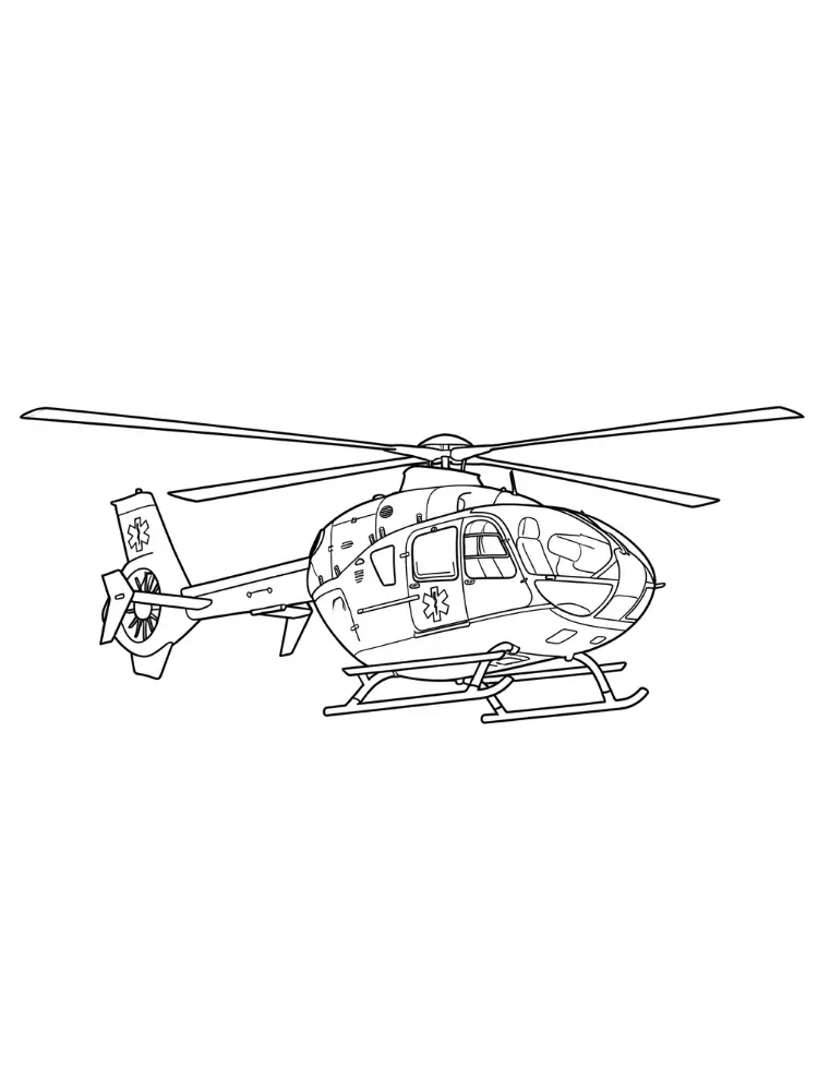 Kleurplaat Ambulance 23 ambulance helikopter kleurplaat