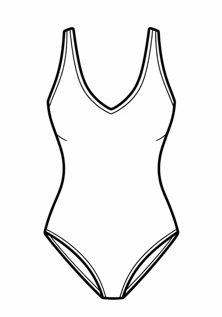 Laluna® | Bikini-badpak in Effen Kleur