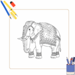 Olifant Kleurplaat 5 Olifant Kleurplaat thumbnail