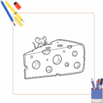 Kaas Kleurplaat thumbnail