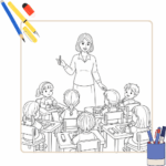 Kleurplaat Juf 5 Kleurplaat Juf thumbnail
