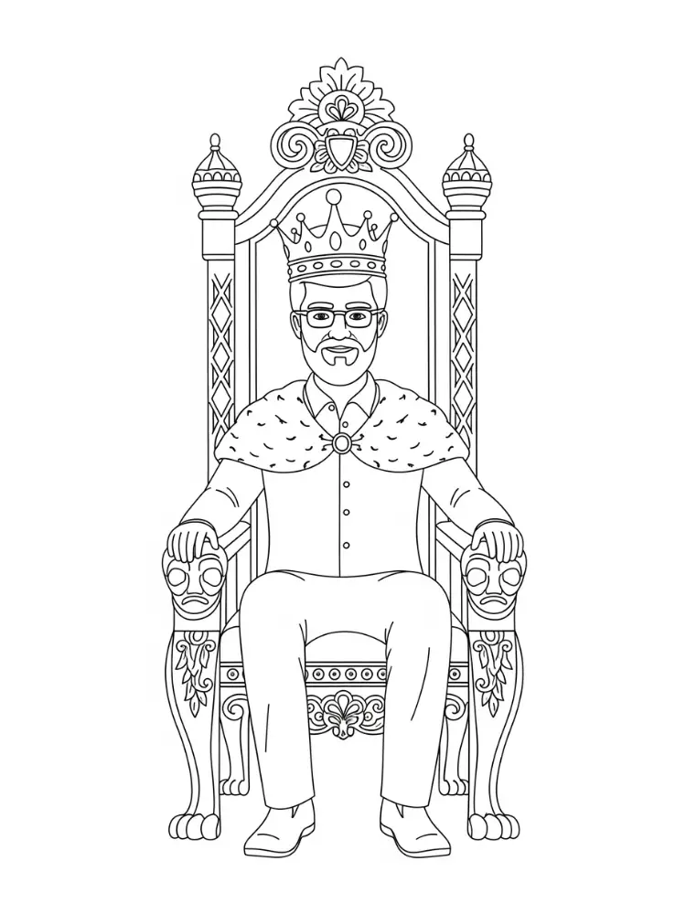 Kleurplaat Verjaardag Papa 21 papa kind kaarsjes uitblazen kleurplaat