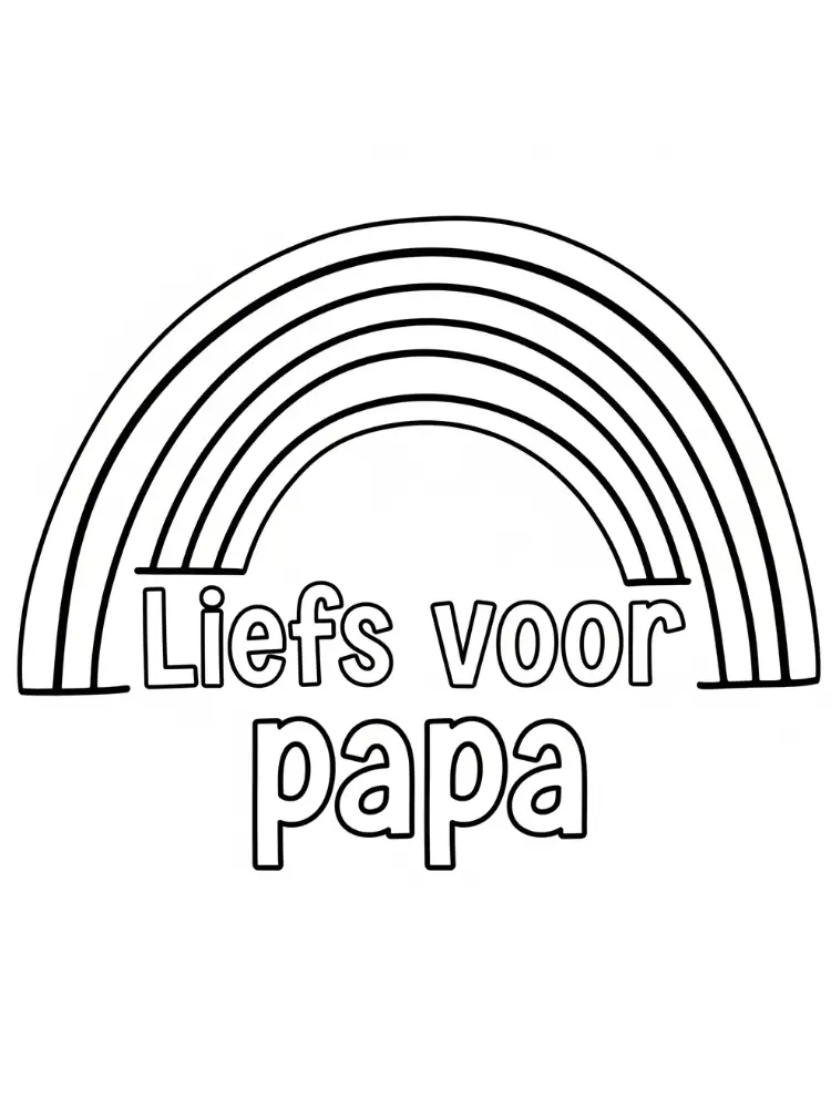 Kleurplaat Verjaardag Papa 26 papa met feesthoedje kleurplaat