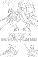 16+ K-Pop-Demon-Hunters-Malvorlagen – Kostenlose Druckvorlagen