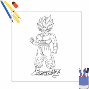 Kleurplaat Dragon Ball Z