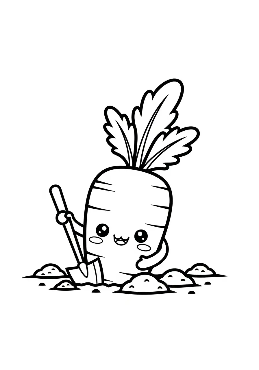 Kawaii Eten Kleurplaten 22