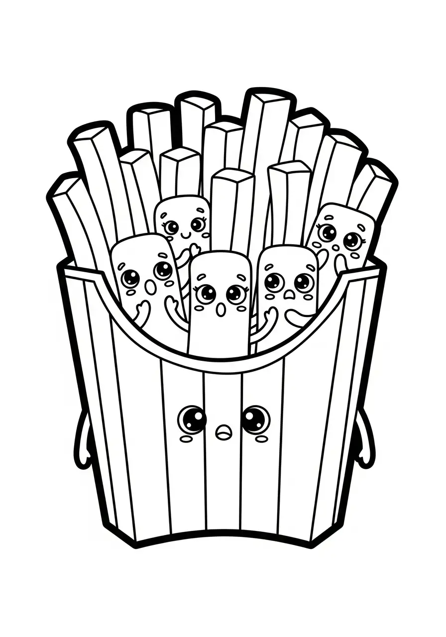 Kawaii Eten Kleurplaten 18