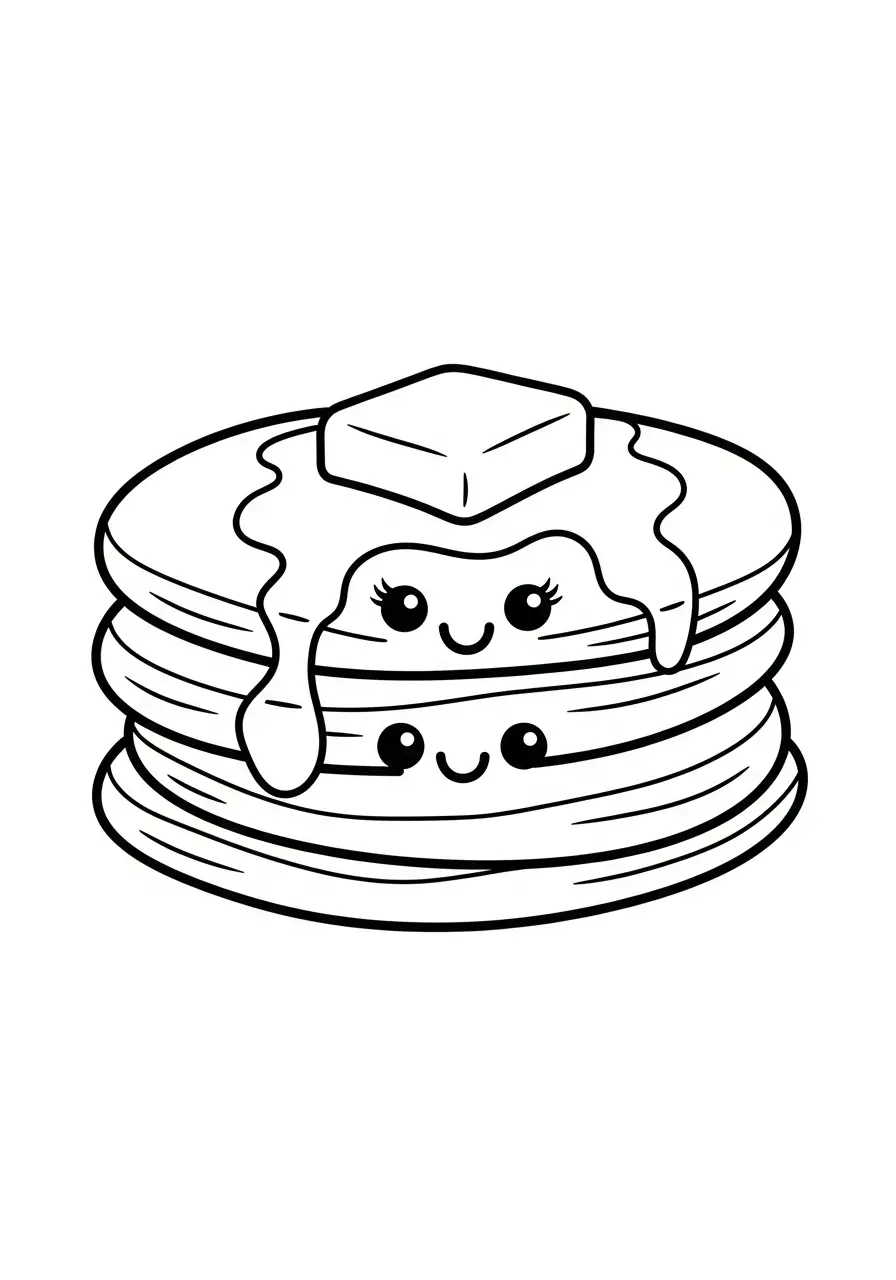 Kawaii Eten Kleurplaten 13