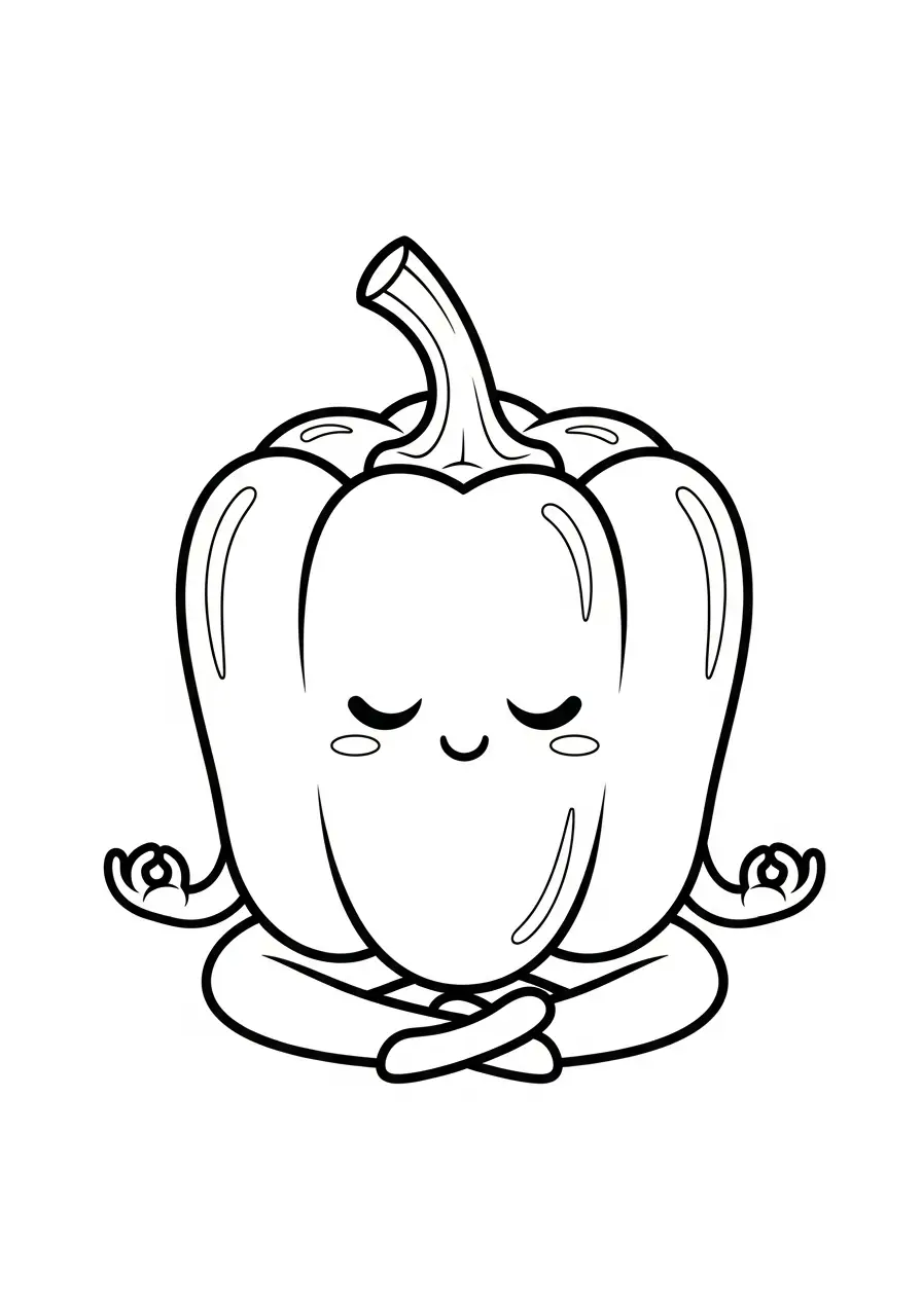 Kawaii Eten Kleurplaten 12