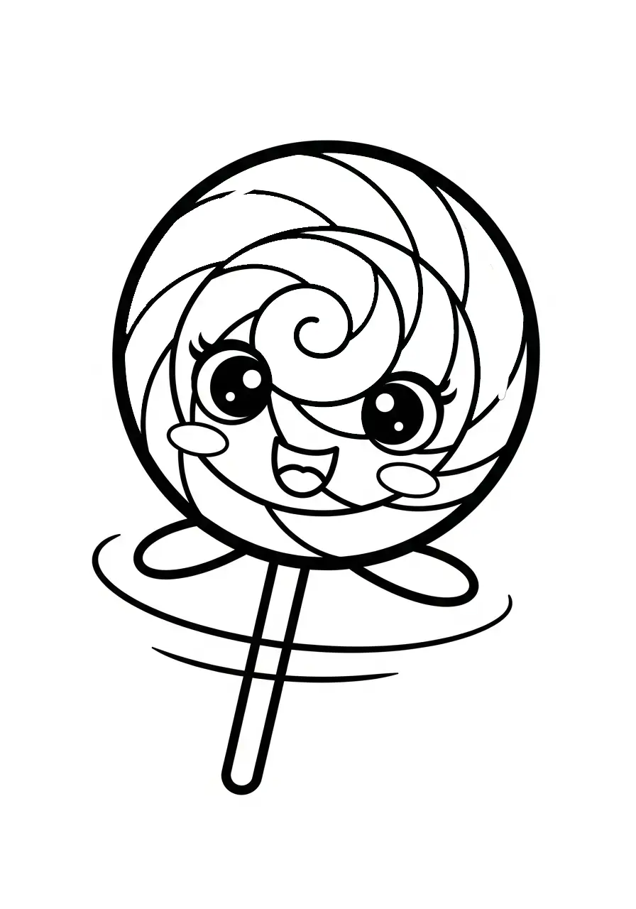 Kawaii Eten Kleurplaten 9