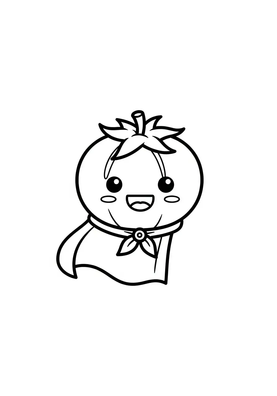 Kawaii Eten Kleurplaten 6