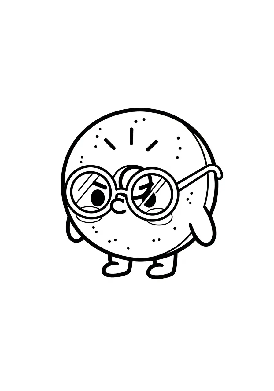 Kawaii Eten Kleurplaten 3