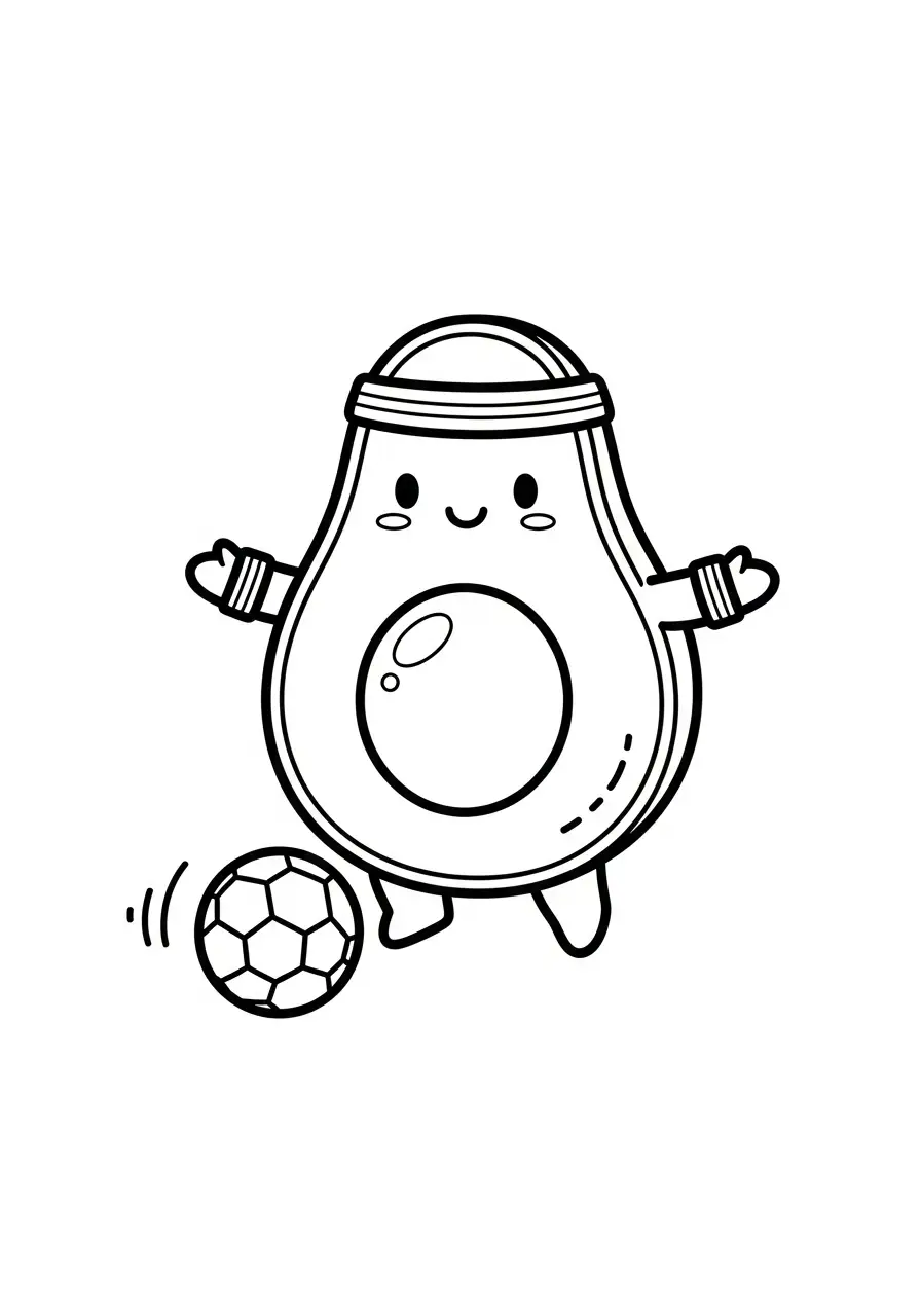 Kawaii Eten Kleurplaten 2