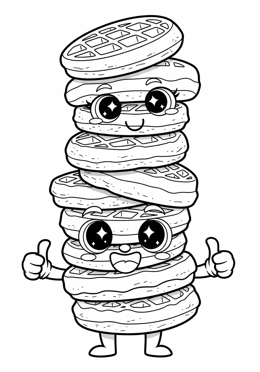 Kawaii Eten Kleurplaten 26