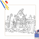 Kleurplaat 7 Bears 4 Kleurplaat 7 Bears thumbnail