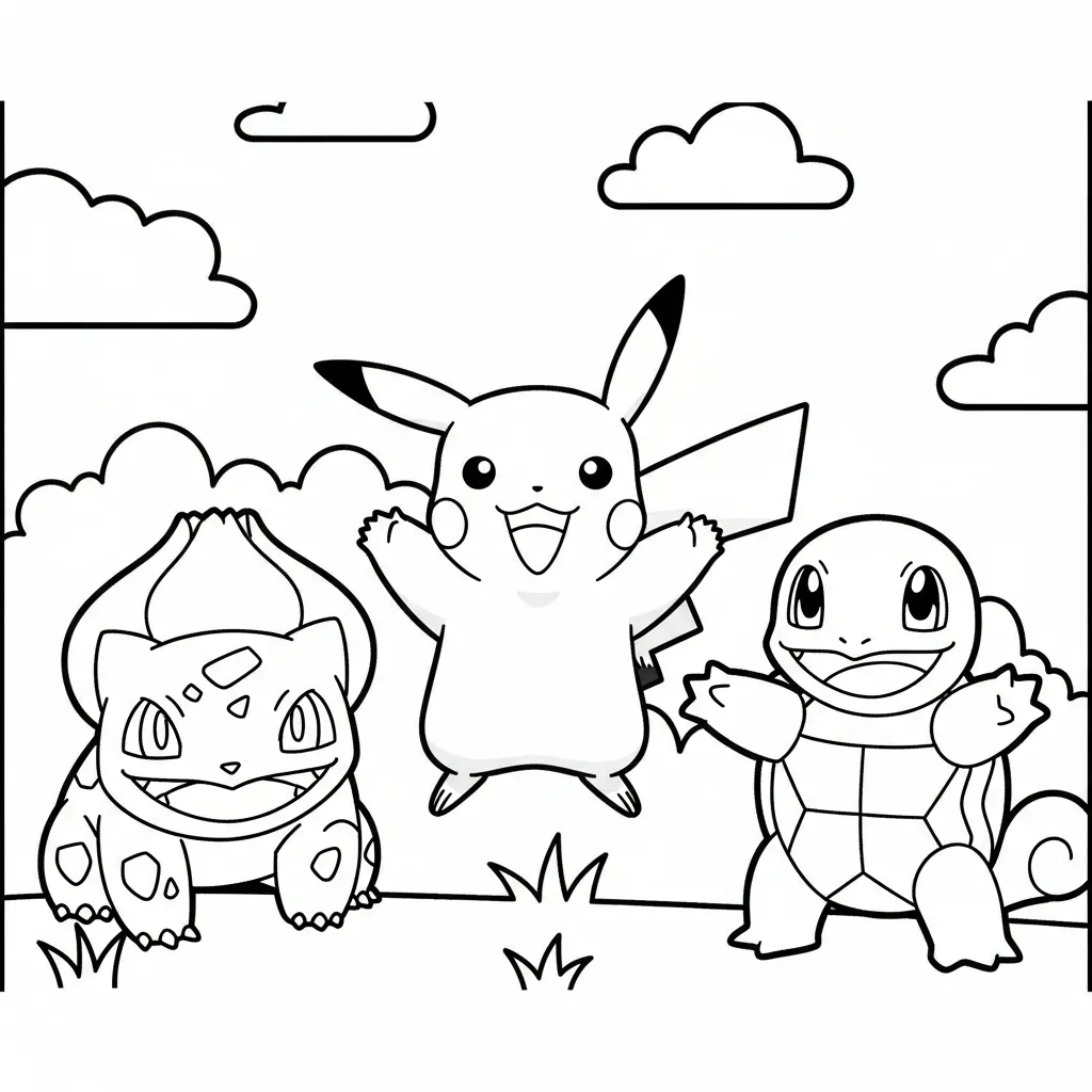 Kleurplaat Pokemon 14 Kleurplaat Pokemon 6