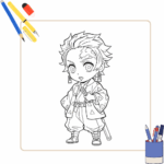 Kleurplaat Tanjiro thumbnail