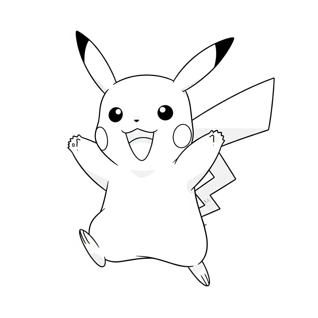 Pikachu Omalovánky