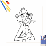 Pink Panther Kleurplaat 6 Pink Panther Kleurplaat thumbnail