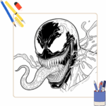 Venom Kleurplaat 6 Venom Kleurplaat thumbnail