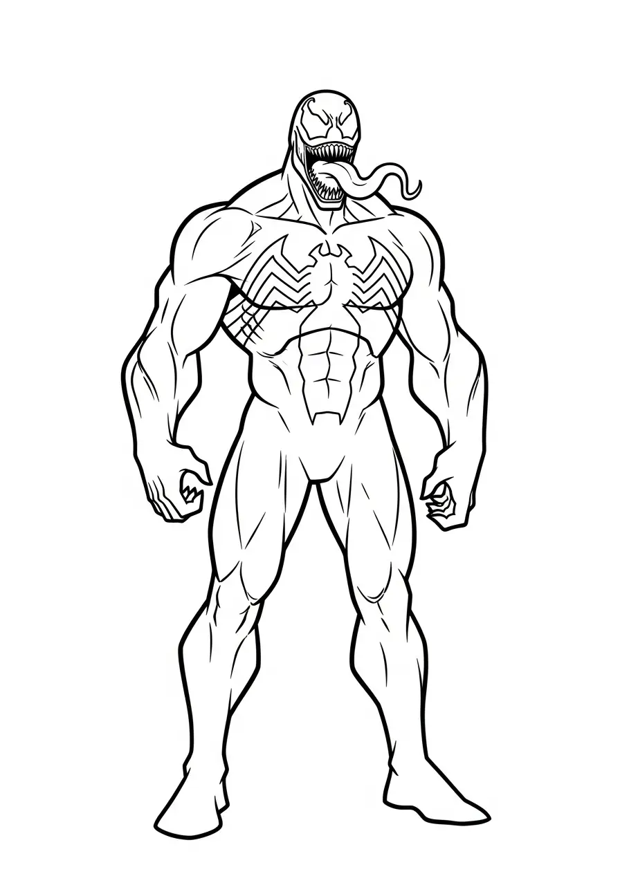 de klassieke krachtpatser kleurplaat