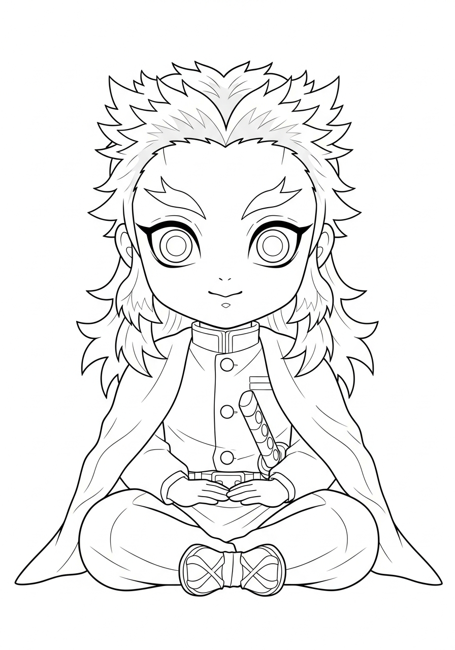 rustige meditatie kleurplaat