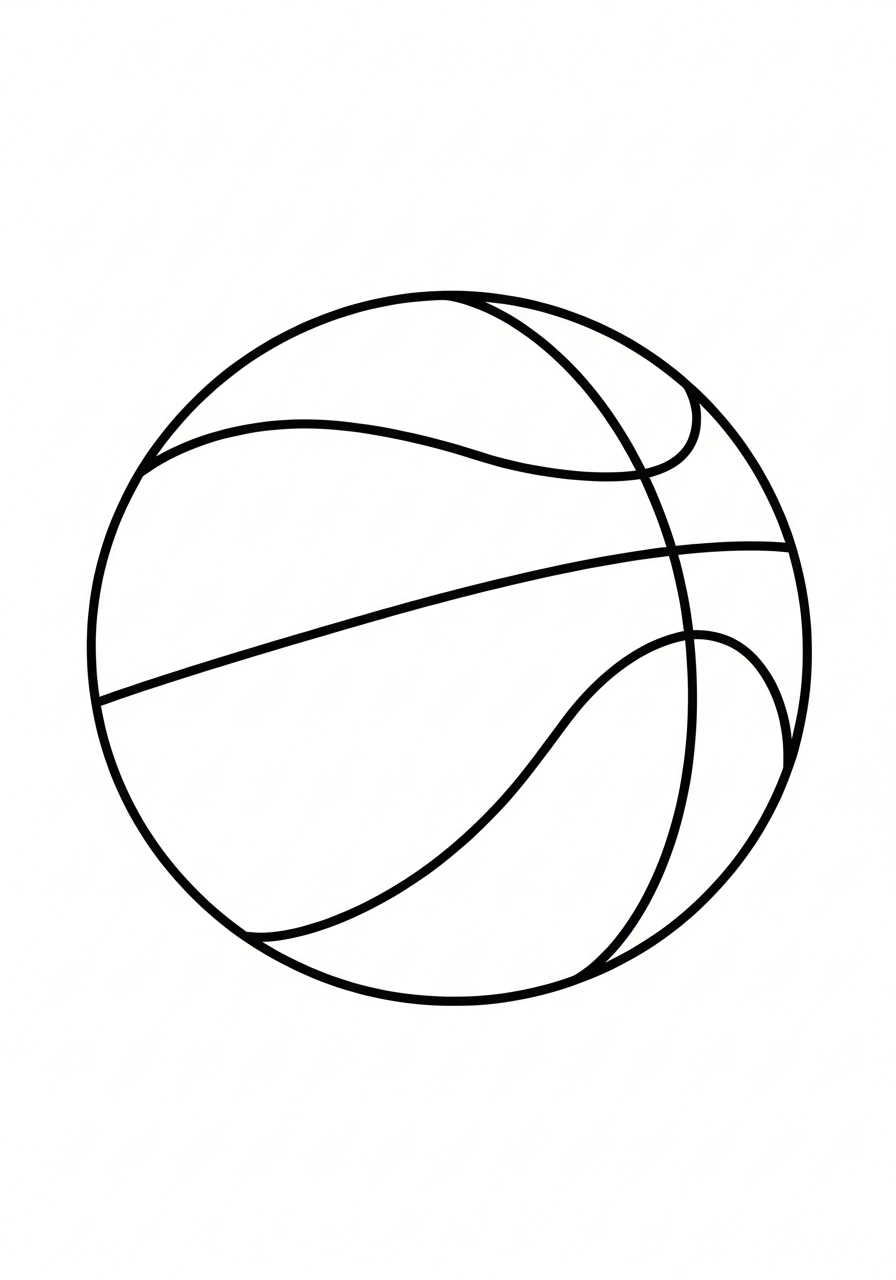 Basketbal Kleurplaat 20 Basketbal Kleurplaat 12