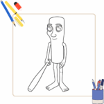 Italian Brainrot Kleurplaat thumbnail