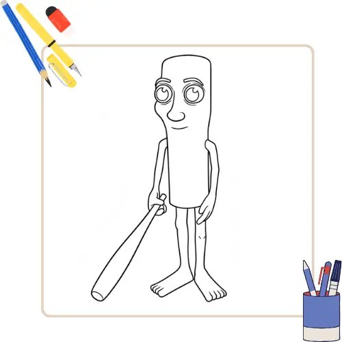 Italian Brainrot Kleurplaat thumbnail