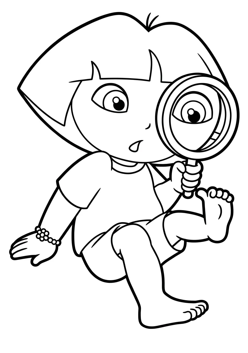 Kleurplaat Dora Márquez 4